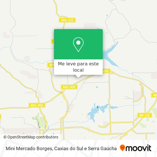 Mini Mercado Borges mapa