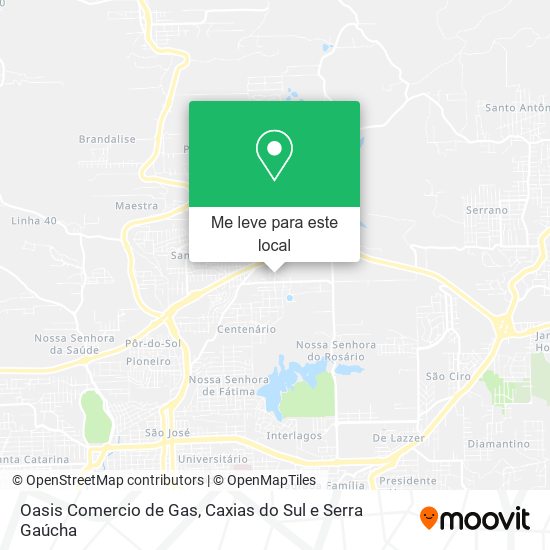 Oasis Comercio de Gas mapa