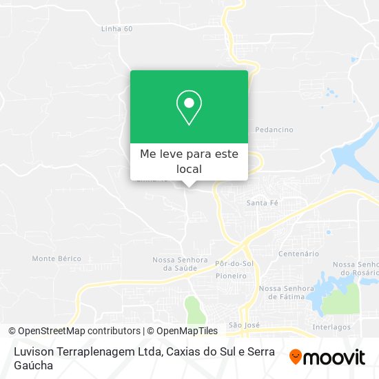 Luvison Terraplenagem Ltda mapa