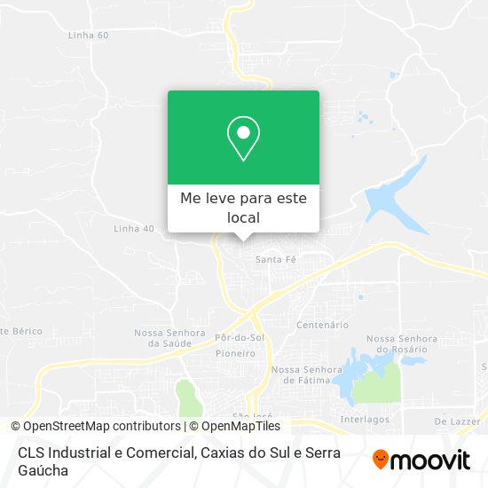 CLS Industrial e Comercial mapa
