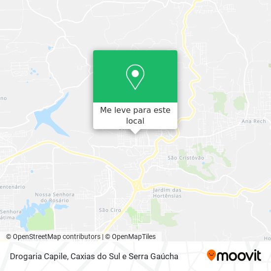 Drogaria Capile mapa