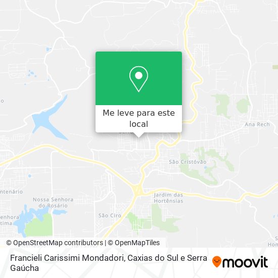 Francieli Carissimi Mondadori mapa