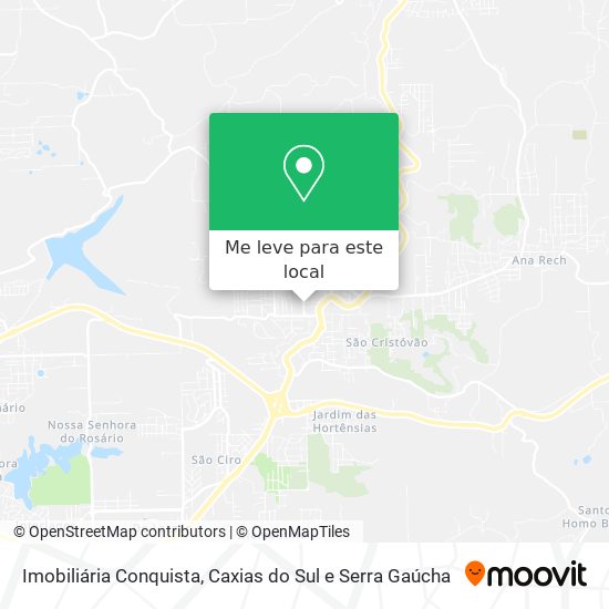 Imobiliária Conquista mapa