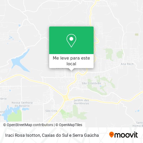 Iraci Rosa Isotton mapa
