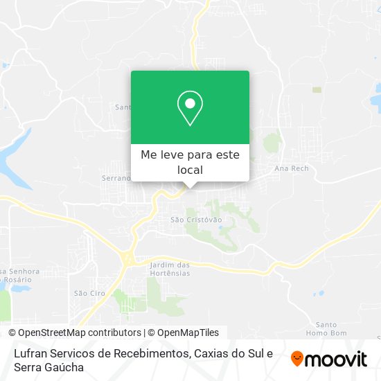 Lufran Servicos de Recebimentos mapa