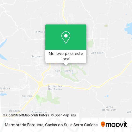 Marmoraria Forqueta mapa