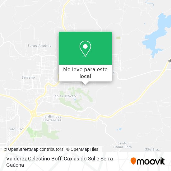 Valderez Celestino Boff mapa