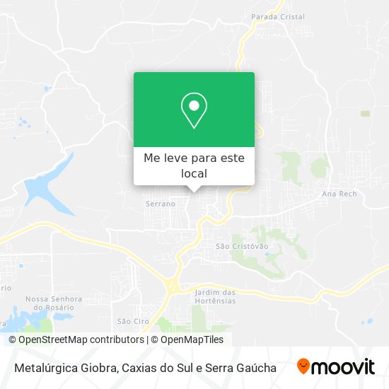 Metalúrgica Giobra mapa