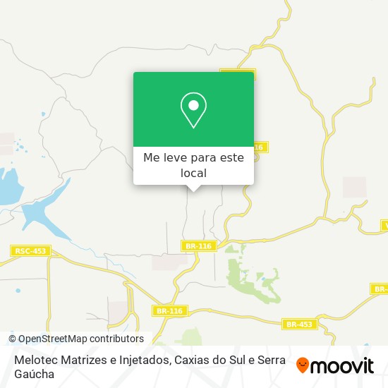 Melotec Matrizes e Injetados mapa