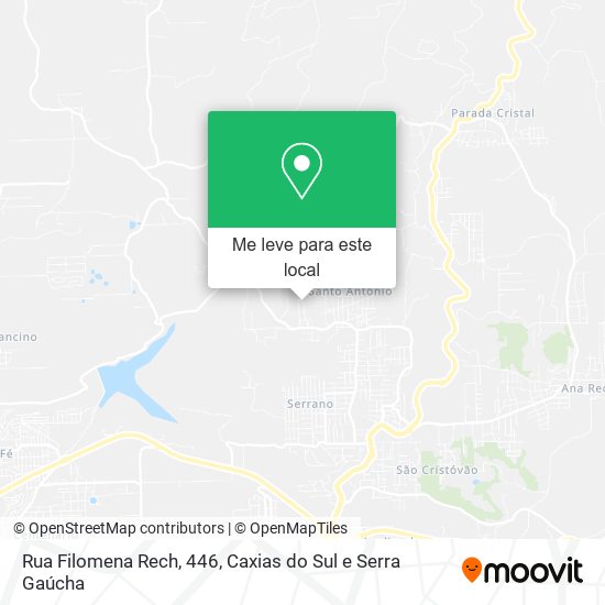 Rua Filomena Rech, 446 mapa