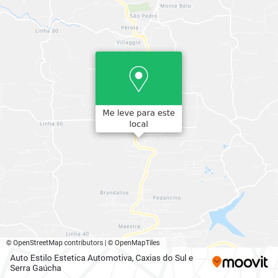 Auto Estilo Estetica Automotiva mapa