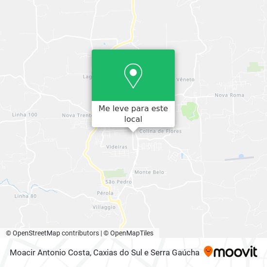 Moacir Antonio Costa mapa