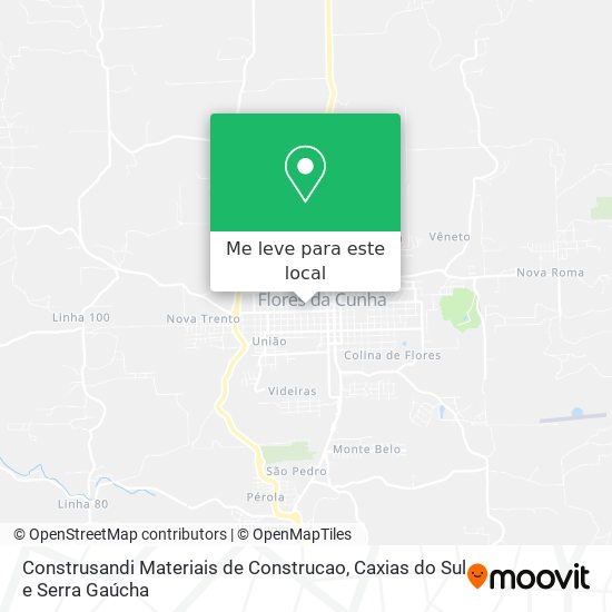 Construsandi Materiais de Construcao mapa