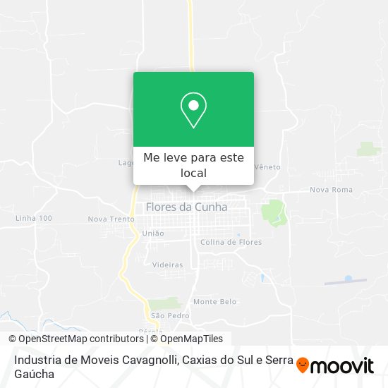 Industria de Moveis Cavagnolli mapa