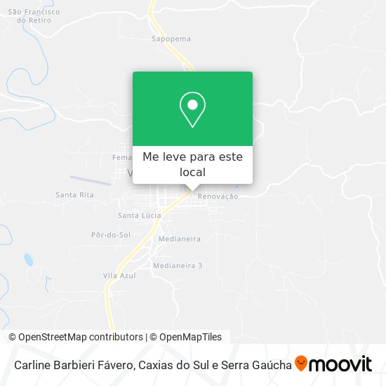Carline Barbieri Fávero mapa