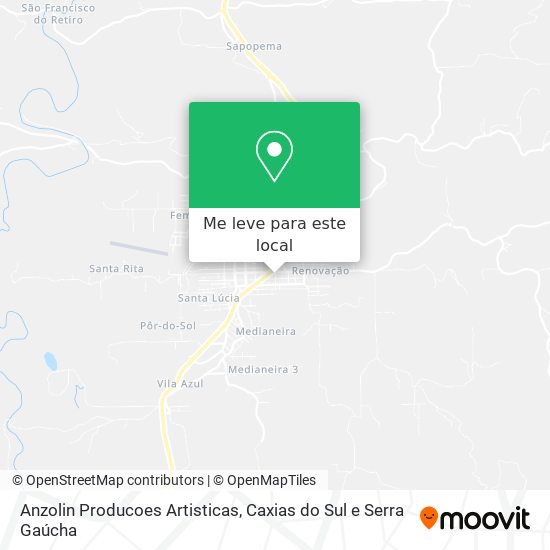 Anzolin Producoes Artisticas mapa
