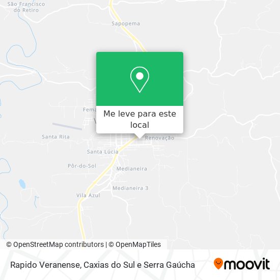 Rapido Veranense mapa