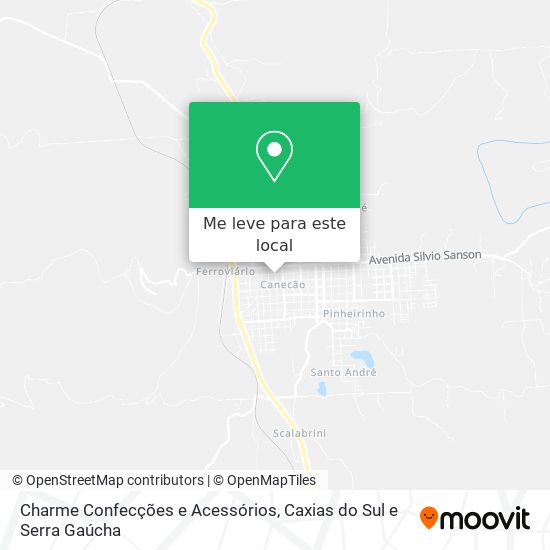 Charme Confecções e Acessórios mapa