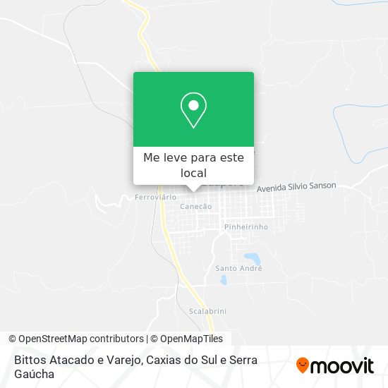 Bittos Atacado e Varejo mapa