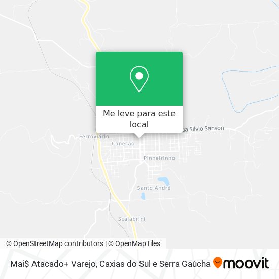 Mai$ Atacado+ Varejo mapa