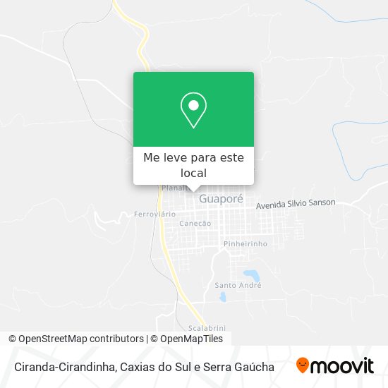 Ciranda-Cirandinha mapa