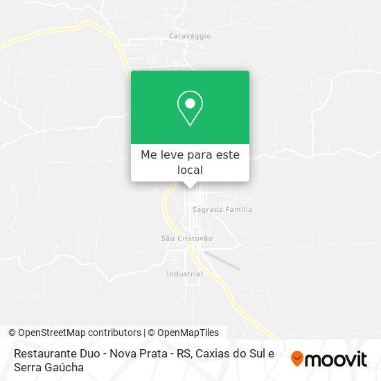 Restaurante Duo - Nova Prata - RS mapa
