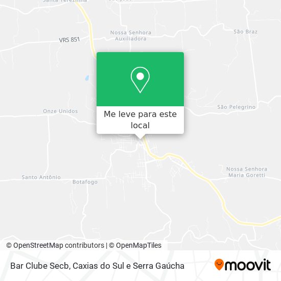 Bar Clube Secb mapa