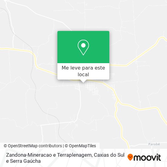 Zandona-Mineracao e Terraplenagem mapa