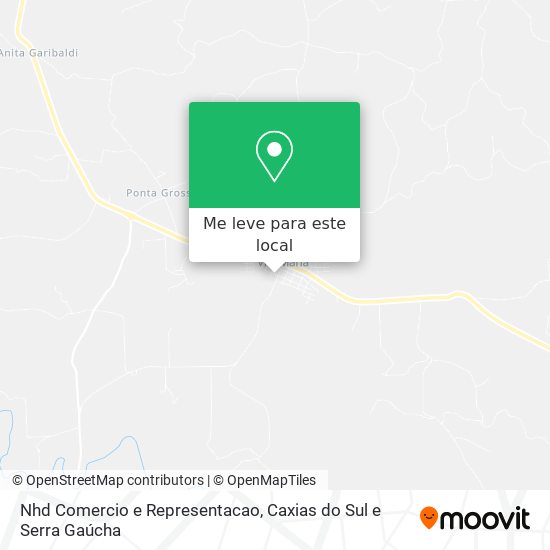 Nhd Comercio e Representacao mapa