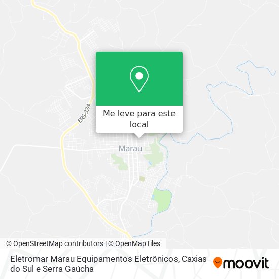 Eletromar Marau Equipamentos Eletrônicos mapa