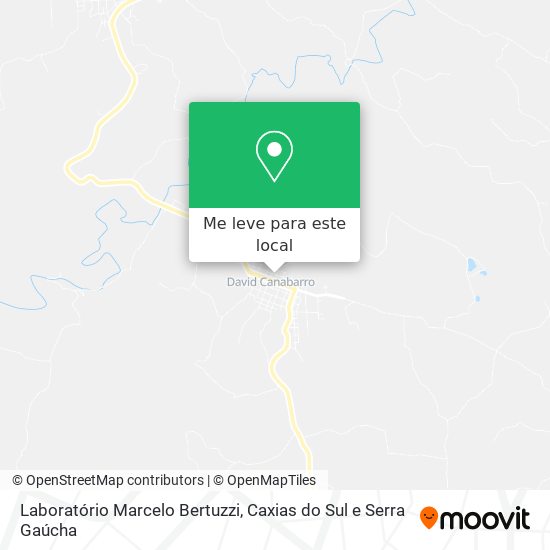 Laboratório Marcelo Bertuzzi mapa