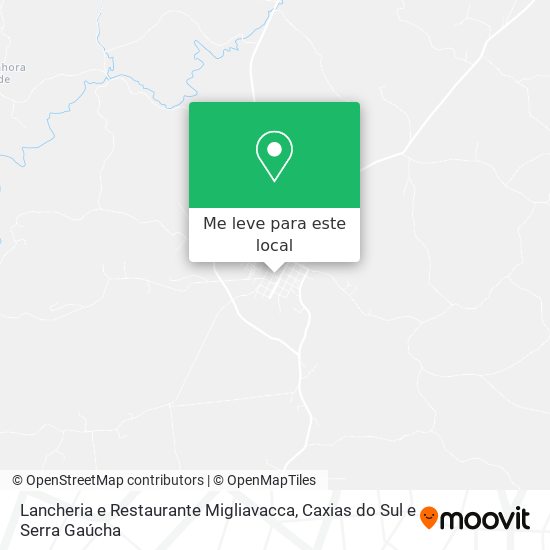 Lancheria e Restaurante Migliavacca mapa