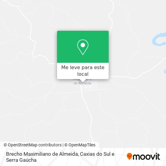 Brecho Maximiliano de Almeida mapa