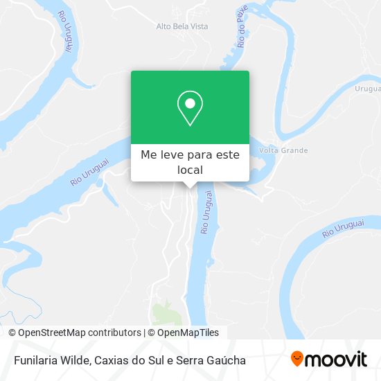 Funilaria Wilde mapa