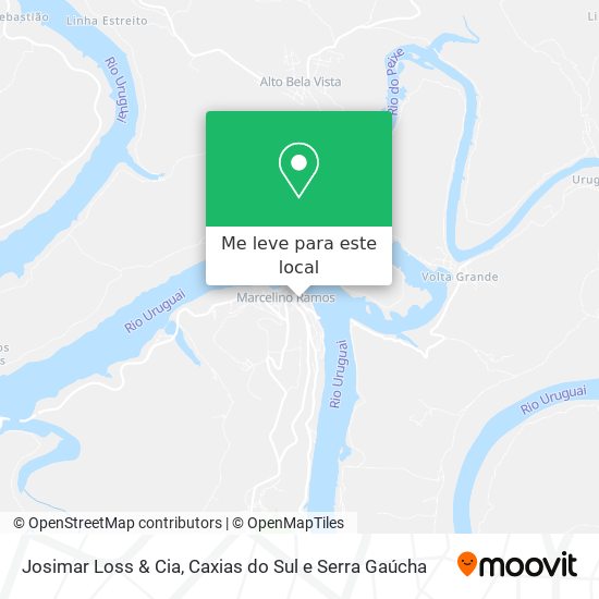 Josimar Loss & Cia mapa
