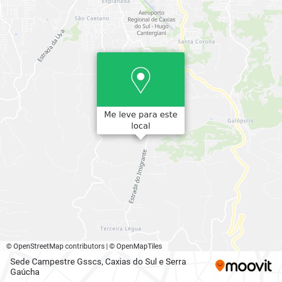Sede Campestre Gsscs mapa