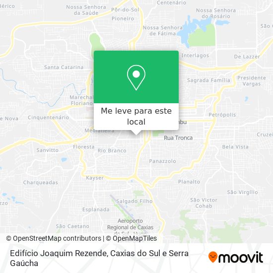 Edifício Joaquim Rezende mapa