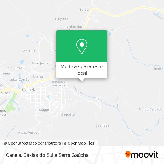 Canela mapa