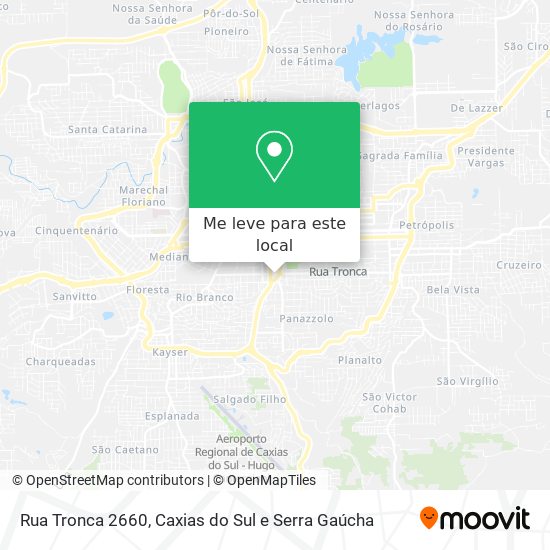 Rua Tronca 2660 mapa