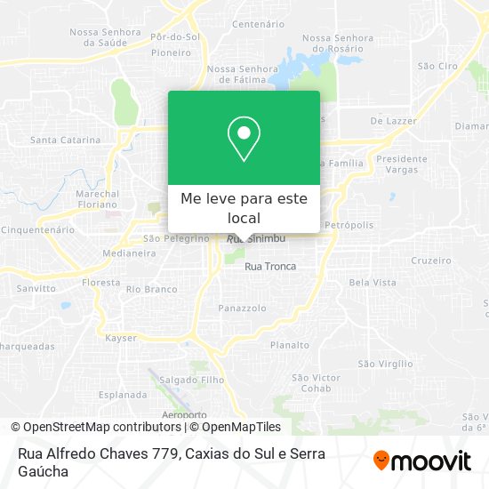 Rua Alfredo Chaves 779 mapa