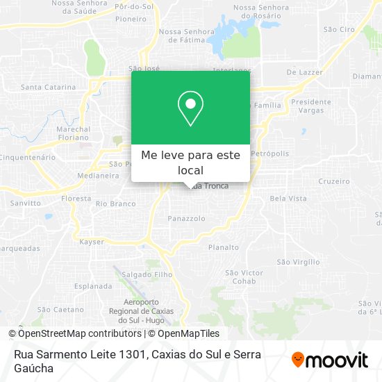 Rua Sarmento Leite 1301 mapa