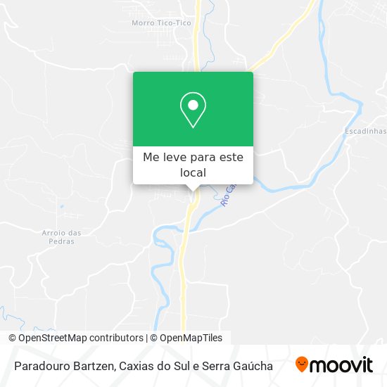 Paradouro Bartzen mapa