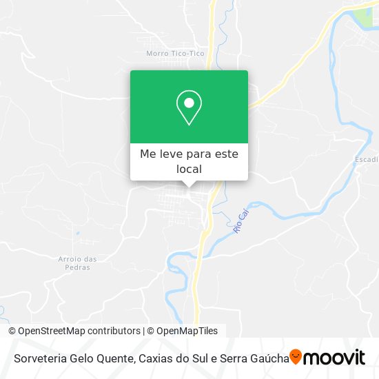Sorveteria Gelo Quente mapa