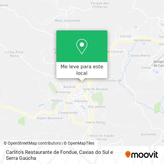 Carlito's Restaurante de Fondue mapa