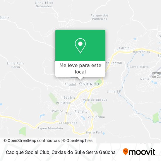 Cacique Social Club mapa