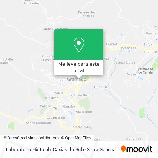 Laboratório Histolab mapa