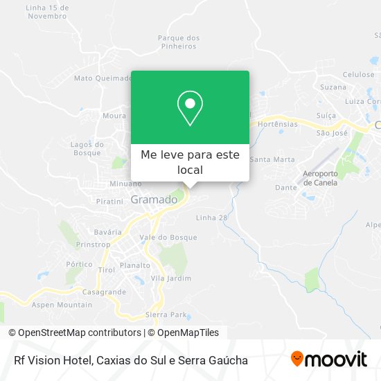 Rf Vision Hotel mapa