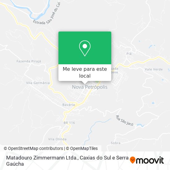 Matadouro Zimmermann Ltda. mapa