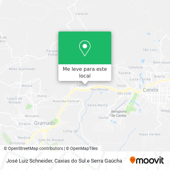 José Luiz Schneider mapa