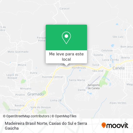 Madeireira Brasil Norte mapa